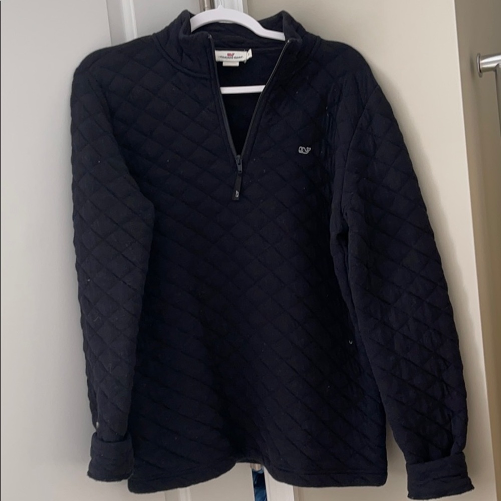 black sweater
